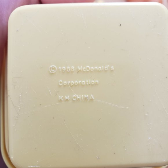 Vintage 1988 McDonald's Play Food Happy Meal Fries, Burger, Chicken Mcnuggets - Picture 2 of 6